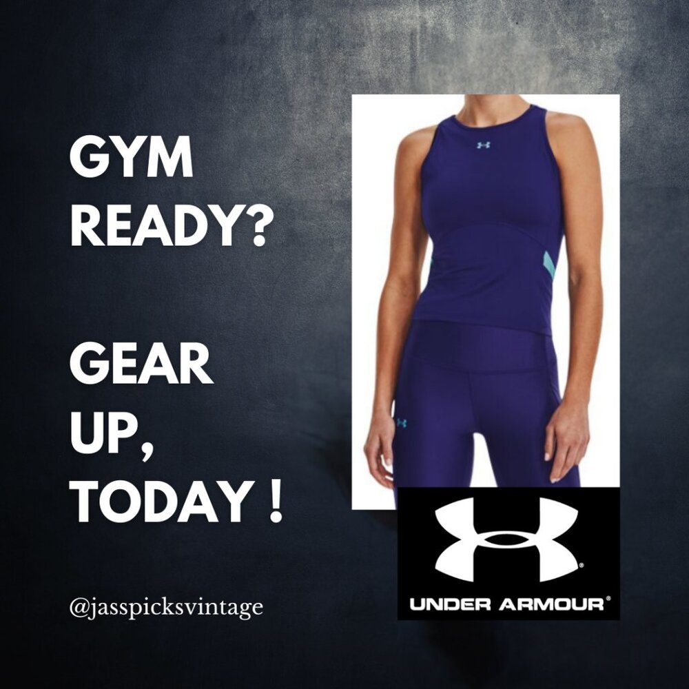 XL Under Armour Women's Armour HeatGear® Crop Tank!